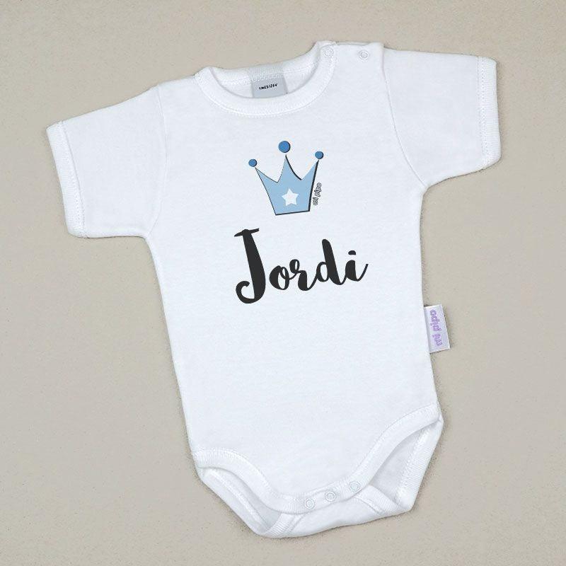 Body Personalizado Bebé Corona Nombre Mi PIpo - Nanetes #